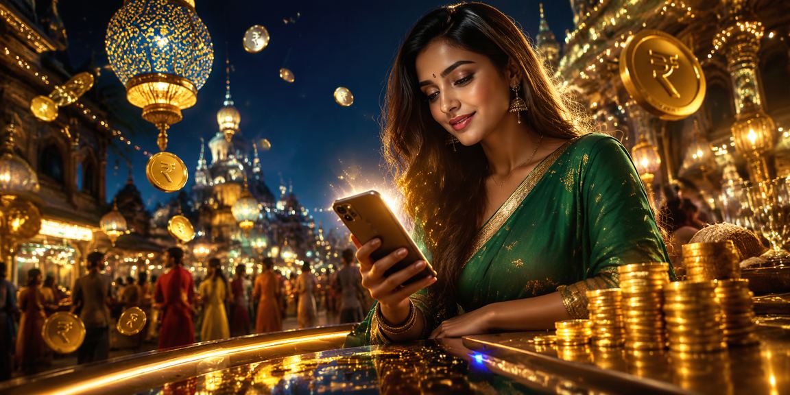 Mobile casino gameplay preview on phone screen